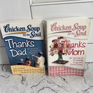 CHICKEN SOUP for the soul-MOM & DAD SPECIAL BOOKS! very special! ❤️